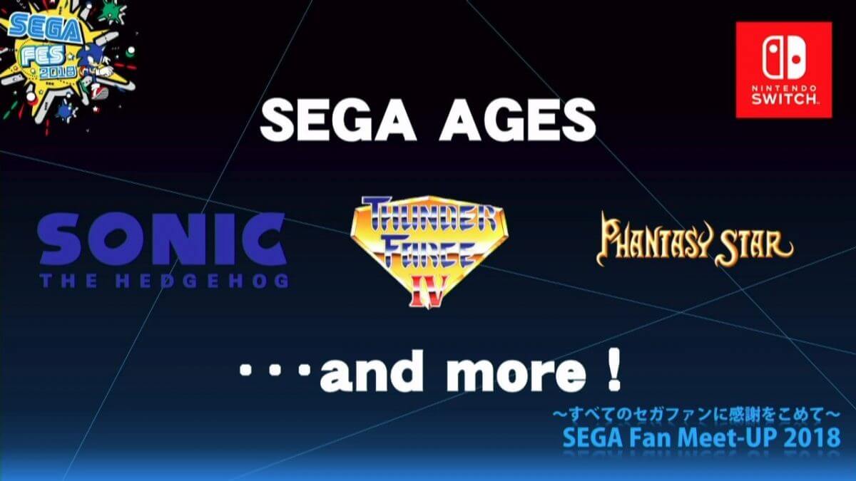 SEGA ages foi anunciado para o Nintendo Switch Última Ficha