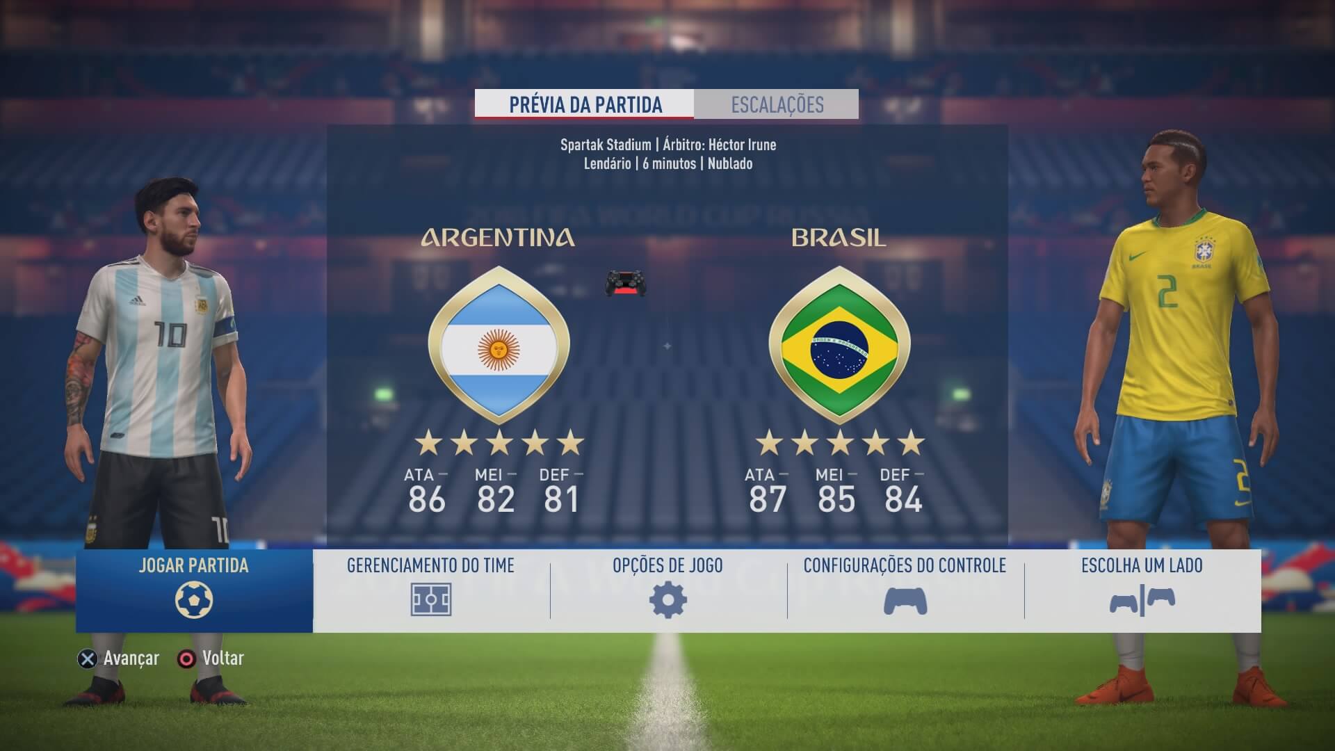 FIFA 18 | Jogo Rápido FIFA World Cup™ (Nos menus)