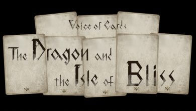 Foto de Análise: Voice of Cards The Isle Dragon Roars traz um simpático RPG de mesa